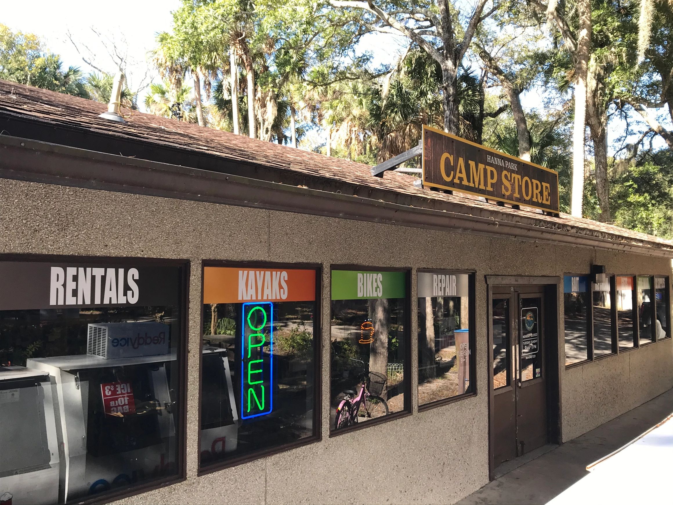 Campground Store at Kathryn Abbey Hanna Park