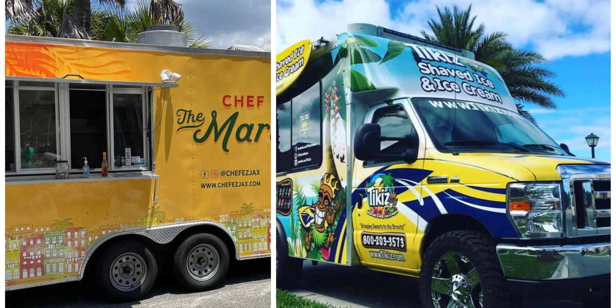 Food Trucks at Kathryn Abbey Hanna Park in Jacksonville, Florida