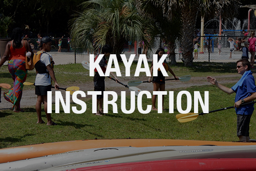 Kayak Instruction at Kathryn Abbey Hanna Park in Jacksonville, Florida
