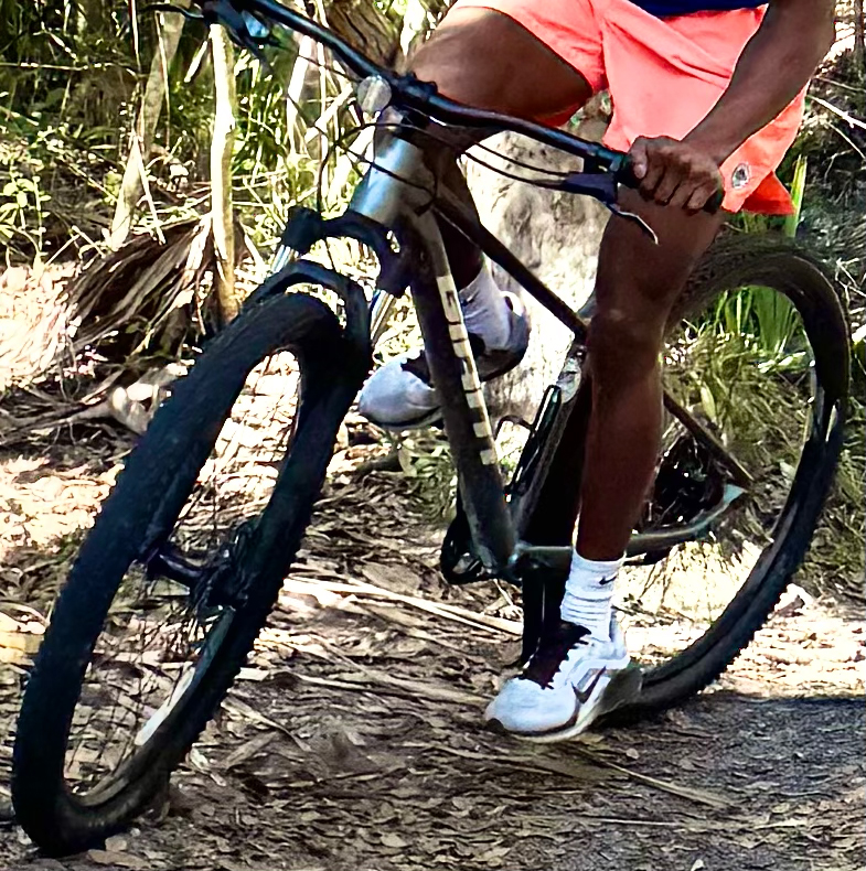 Mountain biking at Kathryn Abbey Hanna Park